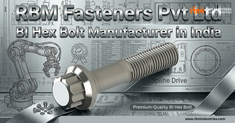 BI Hex Bolt Manufacturer in India | RBM Fasteners Pvt Ltd